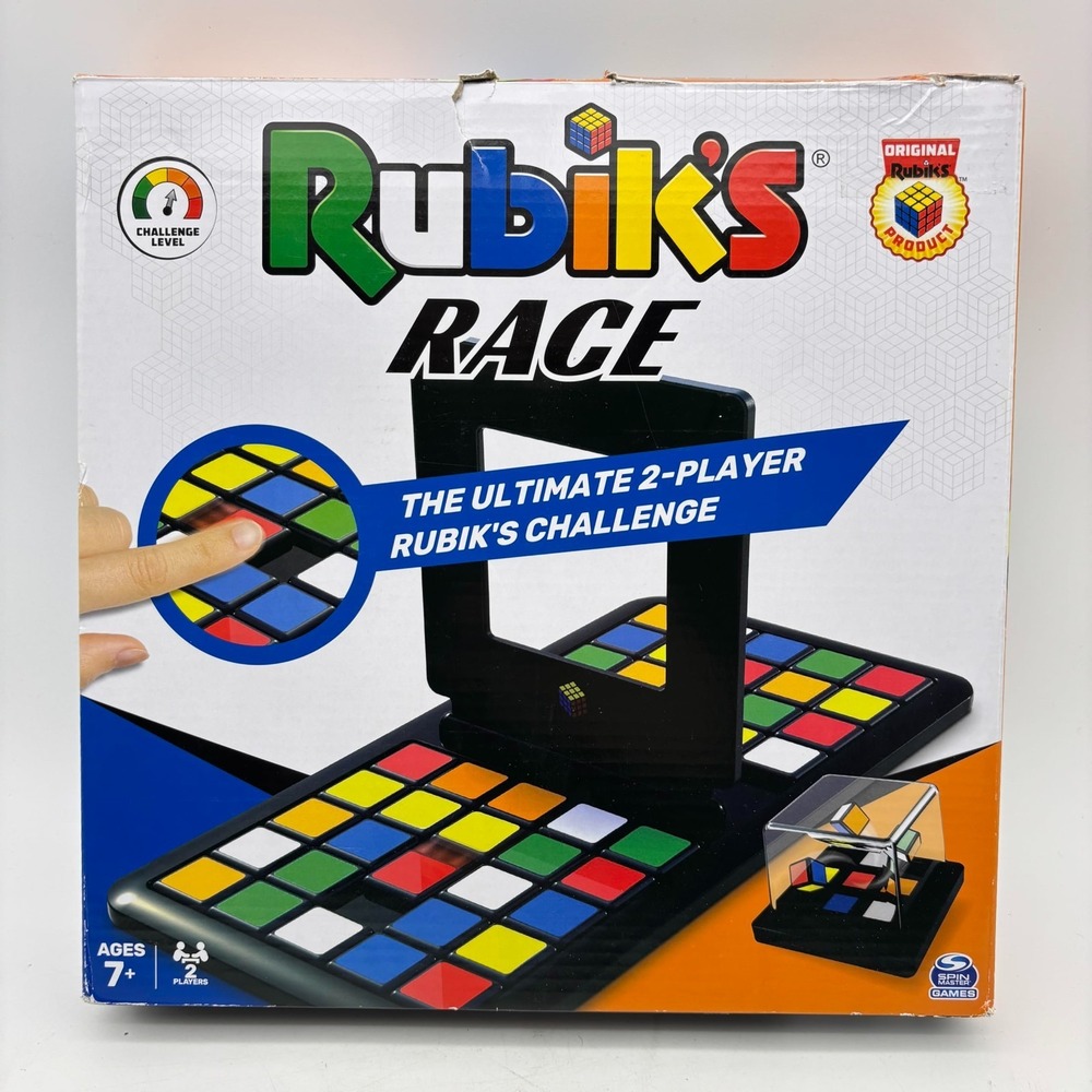 Rubik's Race Game COMPLETE Spin Master 2021 Square Up Strategy